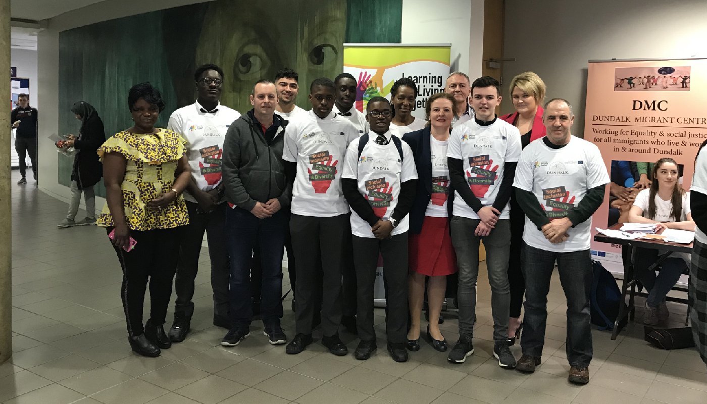 Dr. Colletta Dalikeni (center) with some of the speakers and participants prior to the event. 